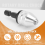 Silver+Black 6mm Keyless Drill Bit Chuck Adapter Converter Hex Shank 4