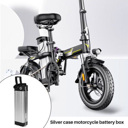 Electric Bike Plastic Lithium Battery Box Large Capacity ,DC Head 1