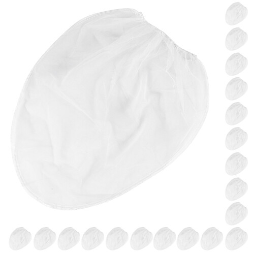20er-Pack Siebbeutel, 5 Gallonen Farbsieb mit elastischem Deckel, weiß 2