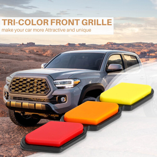 Trefärgad frontgrill emblem för 4Runner 2