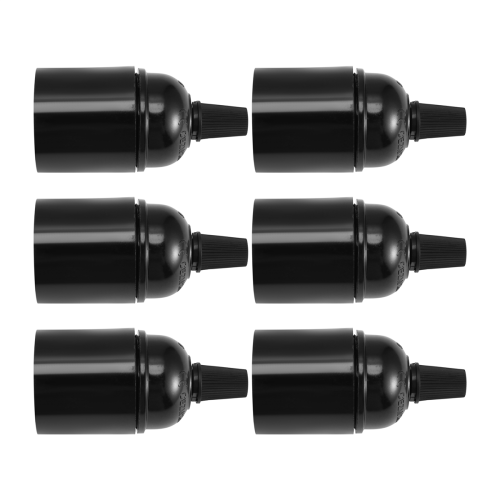6-Pack E26/ E27 Bulb ES Screw Lampholder for Ceiling/Pendent/Floor 1