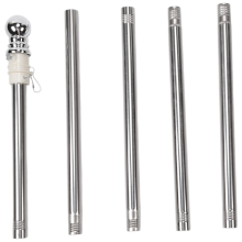 Flagpole, Stainless Steel Flagpole, Anti-Rust (Silver Pole Only)