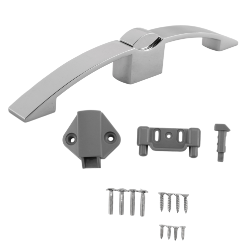 Car Push Lock RV Caravan Boat Cabinet Locks Handle Door Lock E 2