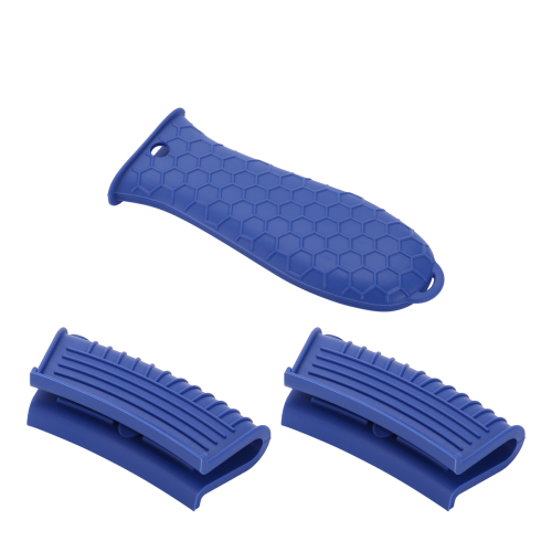 Handle Holder for Cast Iron, 3 Pack Pot Handle Sleeve Non Slip Cover 2