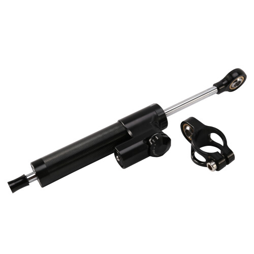 Universal Lenkungsdämpfer Motorrad Stabilisator Linear Reversed Schwarz