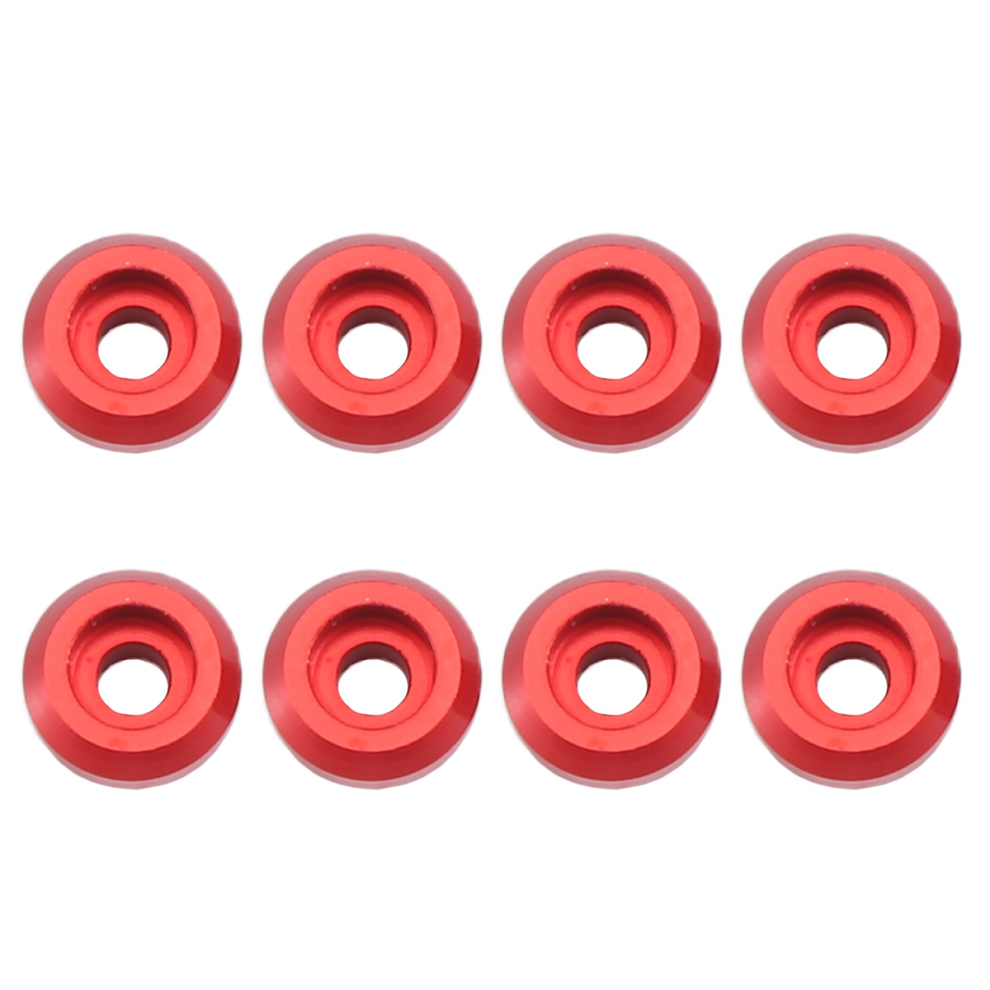 8Pcs Metal Connecting Rod Screw Gasket Shim Washer Rest, Red 4851886191988