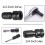 4 Pcs Impact Adaptor 1/2 Square Drive to 1/4 Hex Shank Socket Adapter 3