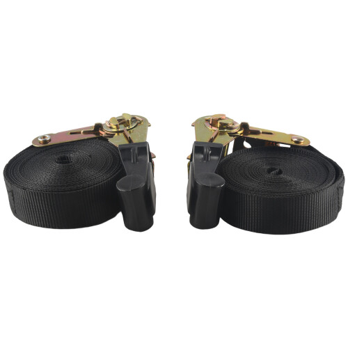 2 πακέτα 20 FT Ratchet Tie Downs 6M X25mm Ατέρμονα για Μοτοσικλέτες, Αυτοκίνητο