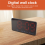 Digitale wandklok, 9 inch LED digitale klok (rood) 4