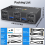 Διακόπτης KVM Διπλής Οθόνης DisplayPort, 4 USB3.0 4