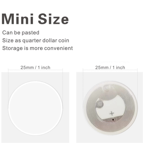 100Pcs NFC Ntag216 Sticker Ntag216 NFC Tags 2