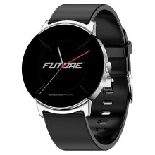 (Silber) Unisex Smart Watch EKG/ppg Blutzucker Blutdruck Herzfrequenz Gesundheitsmonitor Fitness Tracker