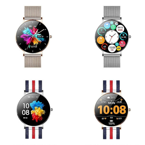 T8 1,3-Zoll-Bluetooth-Smartwatch Silbergrau 1
