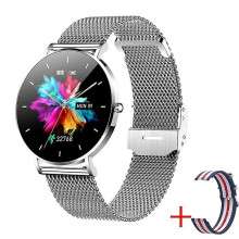 T8 1,3-Zoll-Bluetooth-Smartwatch Silbergrau