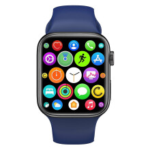 (Blu) Orologio T900 Pro Max L, grande orologio intelligente per uomo e donna IP68 impermeabile, fitness