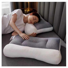 Sleep Apnea Pillow with Orthopedic Cervical Support - Memory Foam, Ear-Slot Design, Deep Sleep Comfort, Breathable Hypoallergenic Cover
