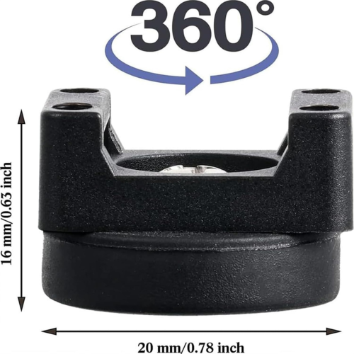 12PCS Magnetic Cable Tie Holders, Flexible Nylon Zip Ties,Button Head 1