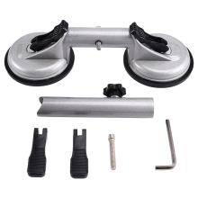 Two suction cup flag pole holder
