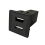 Kaksois-USB-laturi T5 Transporteriin 2003-2009 5