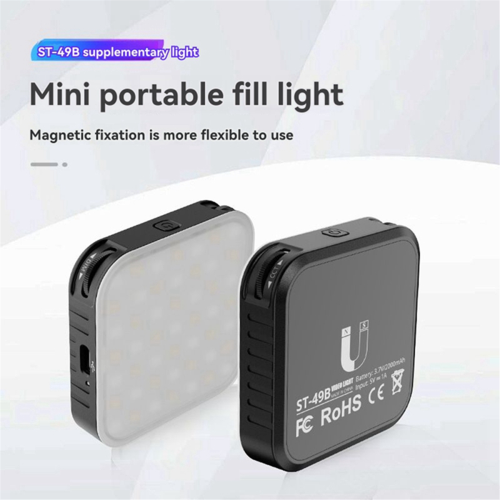 Lomme LED-videolampe til computer, mobiltelefon, DSLR-kamera 1
