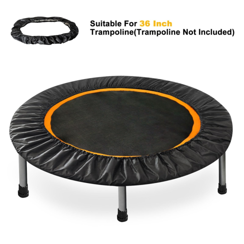 Mini Trampoline Spring Cover for Trampoline Edge 36inch Black 1