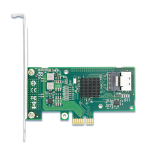 Κάρτα PCIe2.0 X1 σε 4-Port 6Gb/S MiniSAS (SATA 3.0) για RAID0