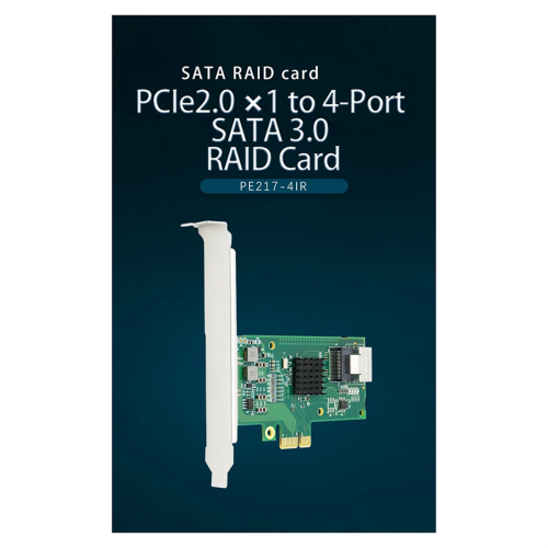 Κάρτα PCIe2.0 X1 σε 4-Port 6Gb/S MiniSAS (SATA 3.0) για RAID0 2