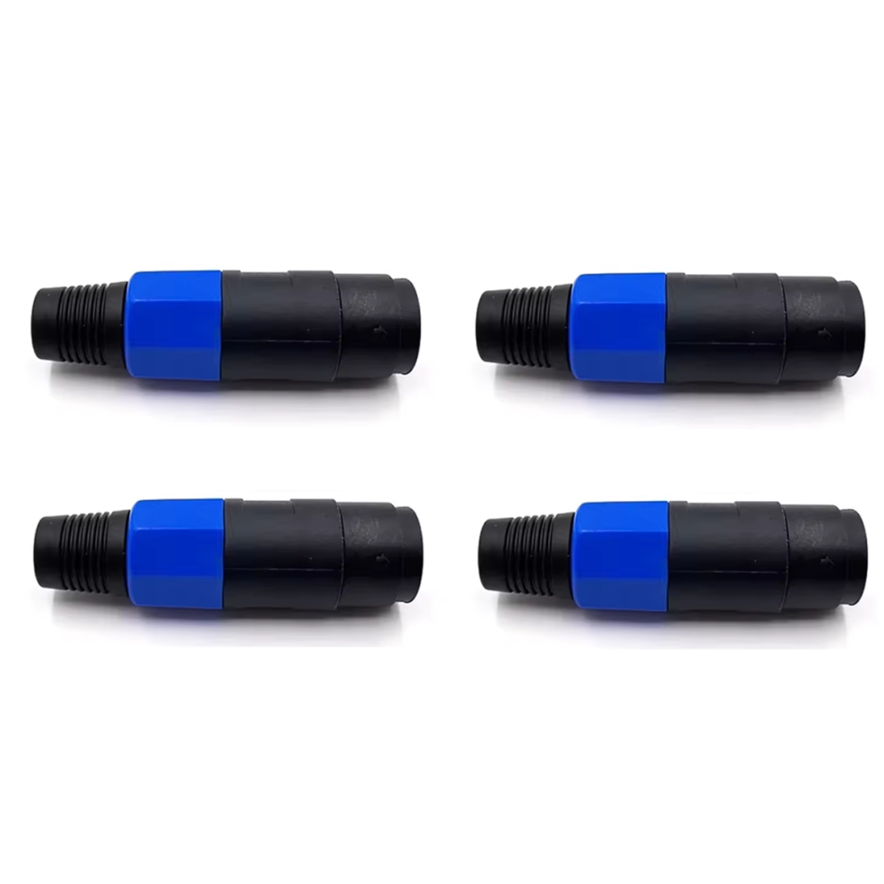 4Pcs Xlr Connector Professional Audio Speaker Compatible Adapter Plug 4852954538353