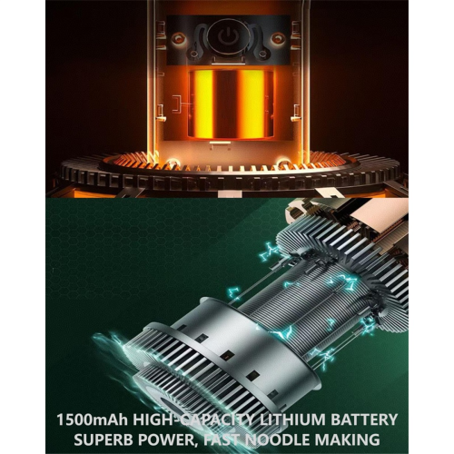 Electric Pasta Machine, Household Handheld Wireless Noodle Machine 1