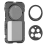 Phone Cage Kit for 15 Ultra 17mm Threaded Lens Black 7