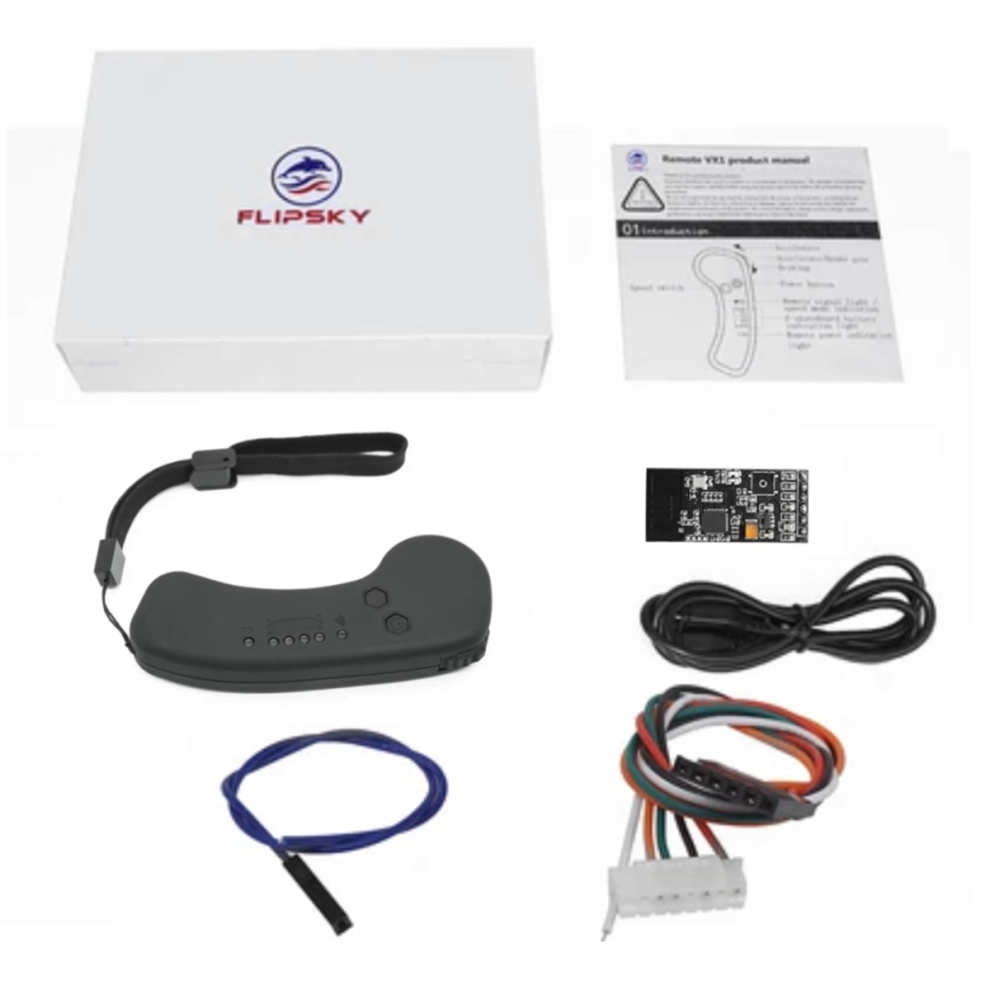 Control Remoto VX1 2.4G Con Receptor Universal Para VESC6-image