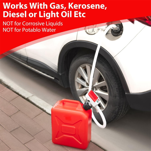 Automatic Fuel Transfer Pump with Auto-Stop, 51inch Hose 2