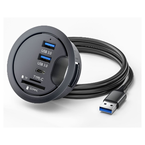 USB HUB 3.0 Montering i skrivebordsdockingstation med Multi USB 3.0-adapter 2