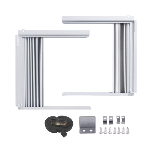 Window Air Conditioner Side Panels with Frame Adjustable