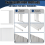Window Air Conditioner Side Panels with Frame Adjustable 4