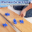 8 Pcs Deck Spacer Tool,4 Thicknesses Deck Board Spacers,Blue 7