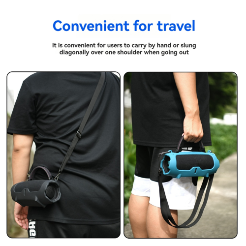Husă din silicon pentru difuzorul Bluetooth Charge 6, albastră 2