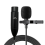 Microfone Lavalier Live Mini com fio HD 48V, conector XLR de 3 pinos 1