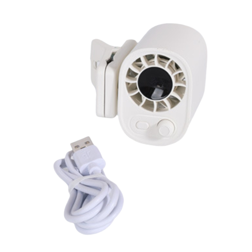 Udendørs klipsventilator med LED-display, 360 rotation, 100 hastigheder