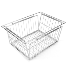 Cesta de drenagem para camping, cesta de armazenamento em aço inoxidável para camping