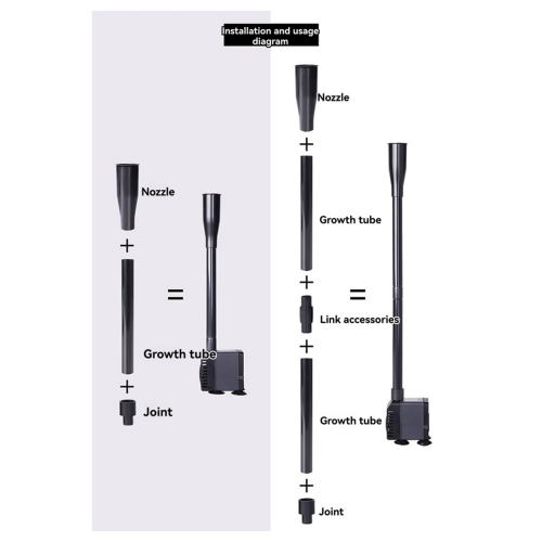 Fonteinpompsproeierset Waterfonteinkopset 1