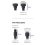 Fonteinpompsproeierset Waterfonteinkopset 3
