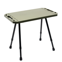 Opvouwbare kampeertafel, opvouwbare aluminiumlegering tafel met verstelbare hoogte
