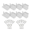 8PCS Solar Panel Mounting Bracket Kits Roof Z-Style Bracket A 1