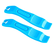 2 leve per pneumatici per bici blu