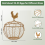 Wire Egg Basket for Gathering Fresh Eggs, Egg Holder for Countertop 4