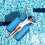 Oppustelig flydende poolstol 5