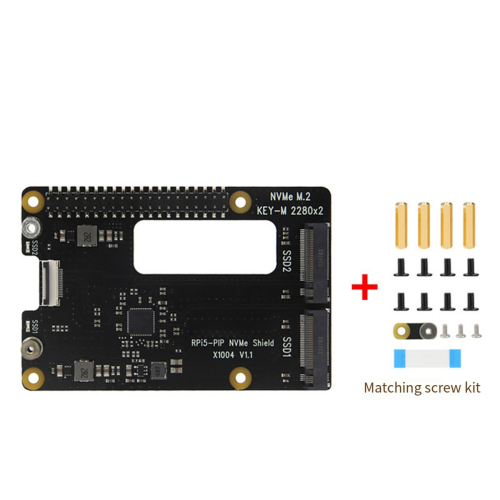 X1004 για 5 PCIe σε M.2 NVMe Dual SSD Adapter Board