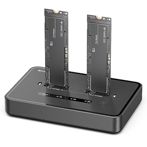 Dual-Bay M.2 NVME SSD klon dockingstation (EU)