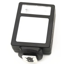 Mini 2-i-1 LED-udfyldningslampe + Speedlite tofarvet justerbar 2500-6500K